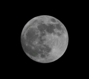 The moon at perigee