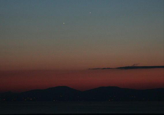 Jupiter and Mercury