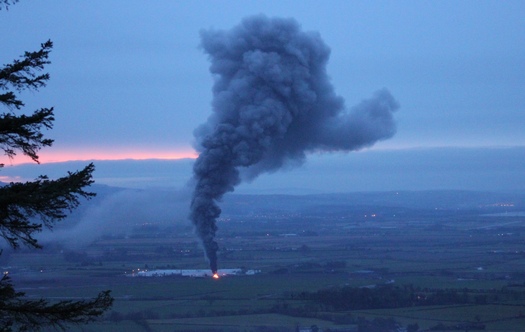 Fire at the Seagate plant