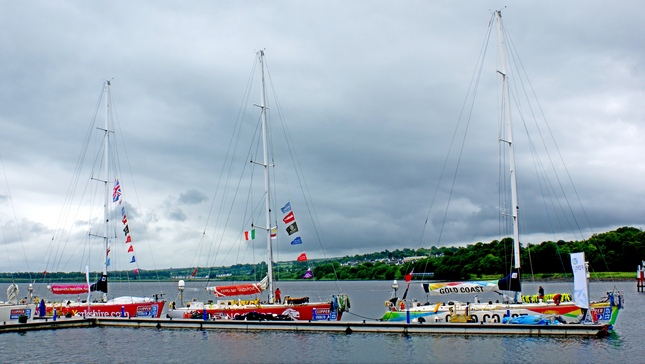 The three first yachts