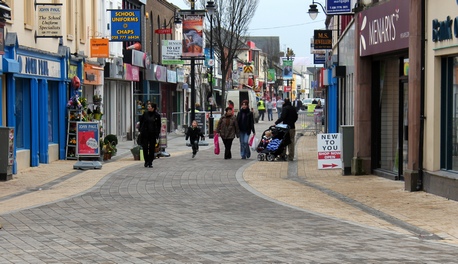 The new look Market Street in Limavady