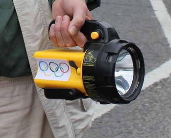 an olympic torch