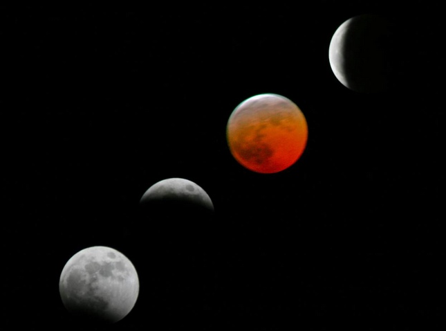 An earlier lunar eclipse