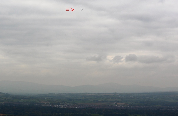 Hangglider over Limavady
