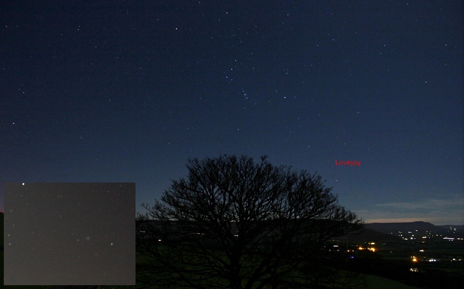 The comet Lovejoy