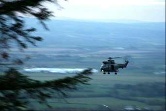The helicopter