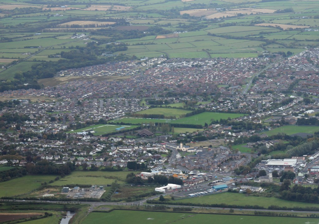 Limavady from the air.