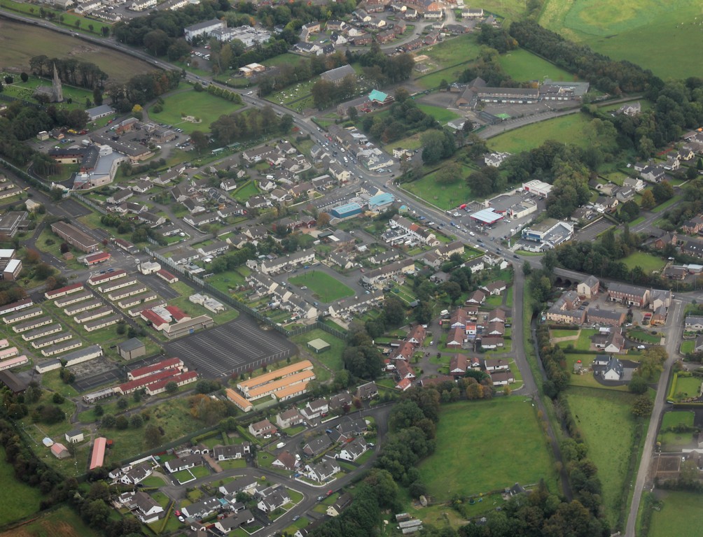 Ballykelly from the air