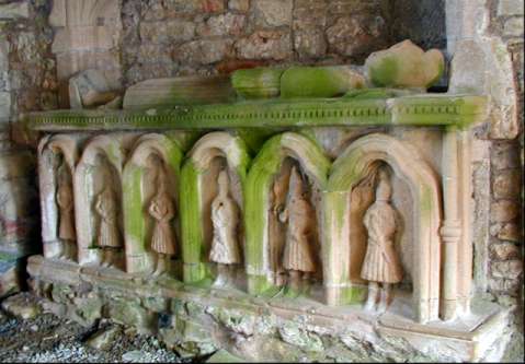 The dead knight in O'Cahan's tomb, Dungiven