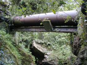 The old water pipe