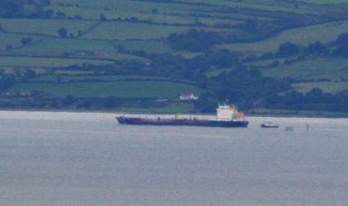Ship on Lough Foyle