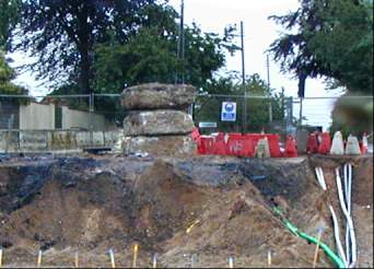 Three big stones