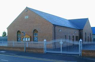 The red brick Gospel hall