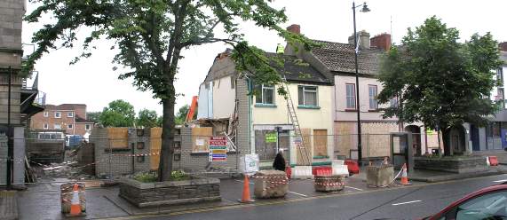 Three old houses