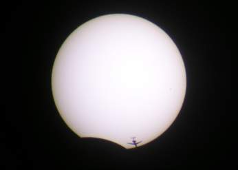 partial eclipse of the sun