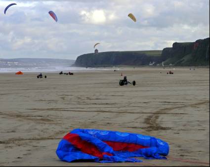 Beach buggies at Benone