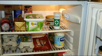 A well stocked fridge