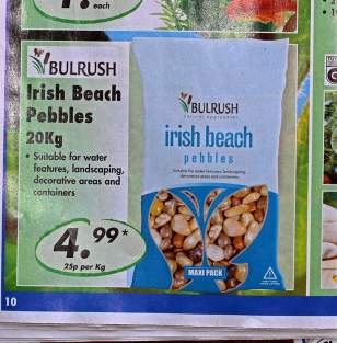 Far travelled pebbles