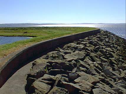 The sea wall