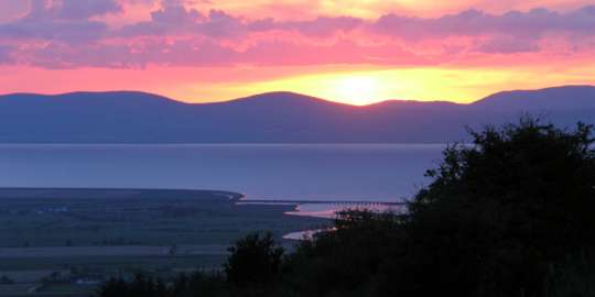 The Roe Mouth at sunset
