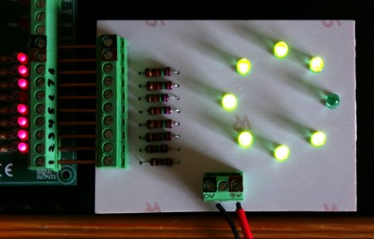The LED-circus board